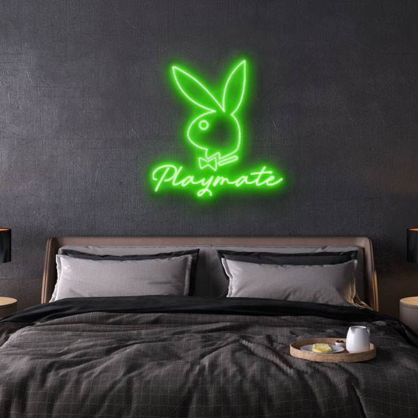playmate neon sign
