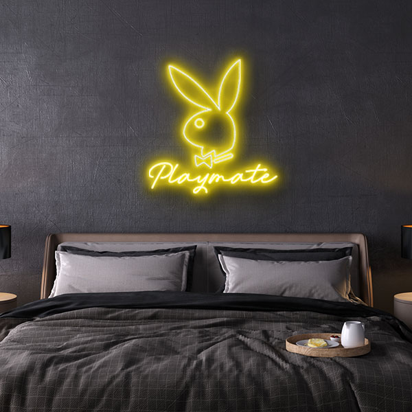 playmate neon sign