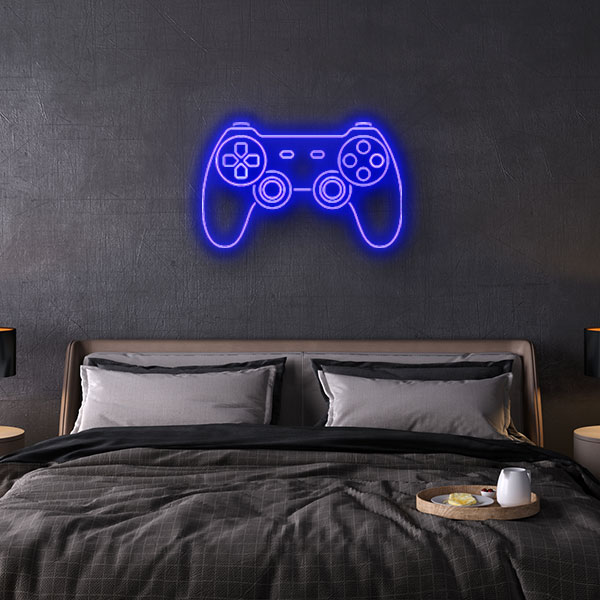 Playstation Game Controller neon sign