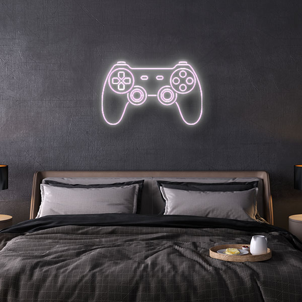 Playstation Game Controller neon sign