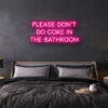 please dont cook neon sign