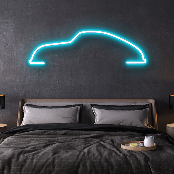 porsche 356 LED neon sign schriftzug