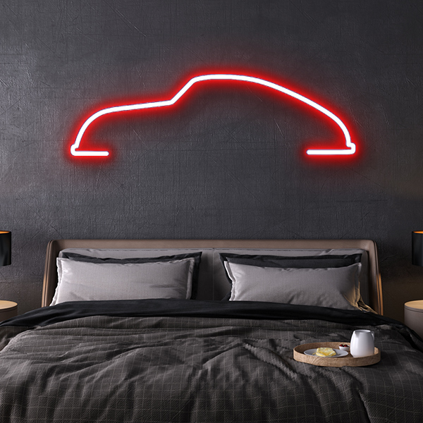 porsche 356 LED neon sign schriftzug