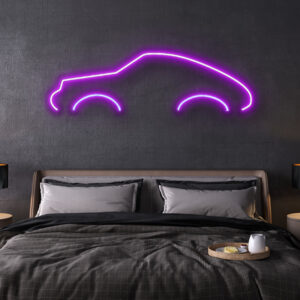 porsche 911 Turbo LED neon sign schriftzug