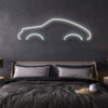 porsche 911 Turbo LED neon sign schriftzug