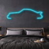 porsche 911 Turbo LED neon sign schriftzug