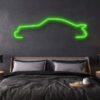 porsche 911 Turbo LED neon sign schriftzug