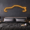 porsche 911 Turbo LED neon sign schriftzug
