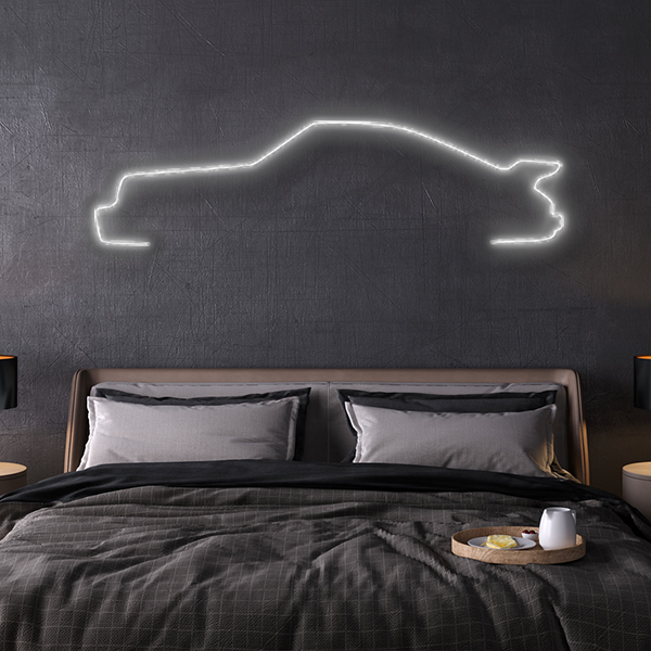 porsche 911 Turbo LED neon sign schriftzug