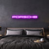 porsche logo neon sign
