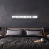 porsche logo neon sign
