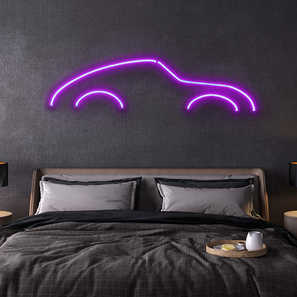 porsche 911 LED neon sign schriftzug