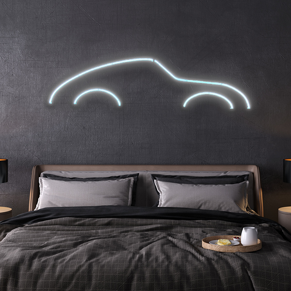porsche 911 LED neon sign schriftzug