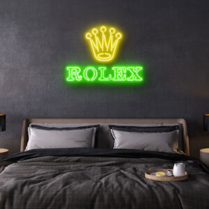 rolex neon sign LED