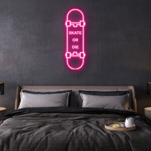 Skate or Die Neon Sign