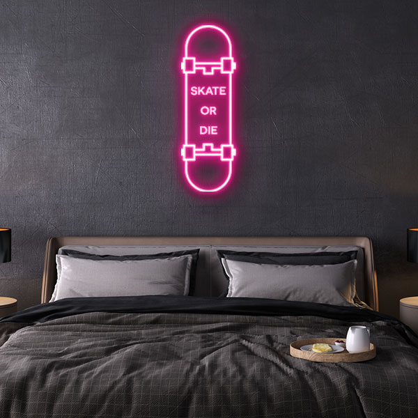 Skate or Die Neon Sign