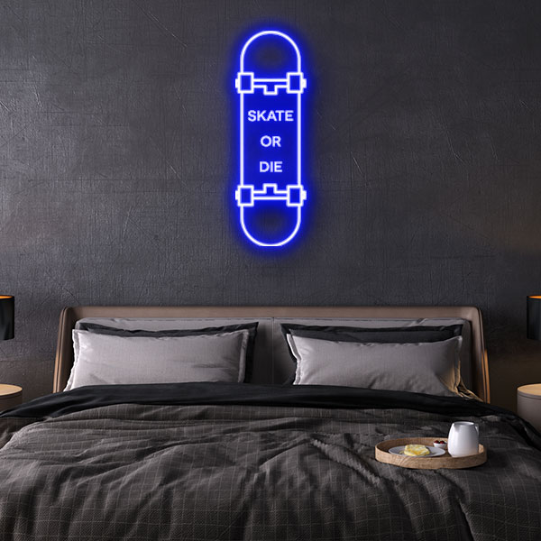 Skate or Die Neon Sign