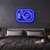 turntable neon sign