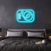 turntable neon sign