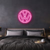 vw logo volkswagen logo neon sign