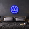 vw logo volkswagen logo neon sign