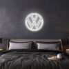 vw logo volkswagen logo neon sign