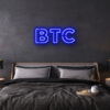 BTC Bitcoin LED Neon Sign