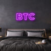 BTC Bitcoin LED Neon Sign