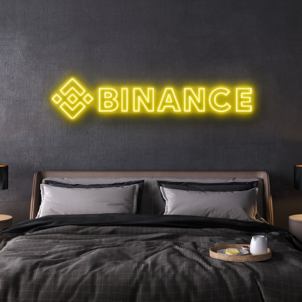 Binance Neon Sign