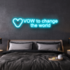 vow currency neon logo the last network logo