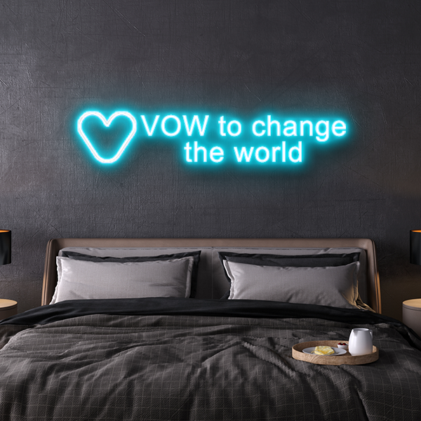 vow currency neon logo the last network logo