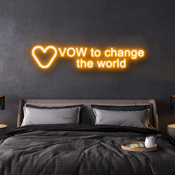 vow currency neon logo the last network logo